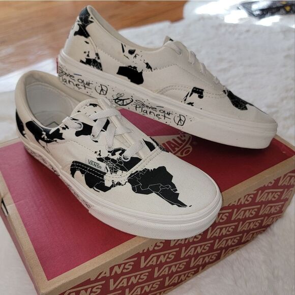 Vans Era x Save Our Planet Classic Global Peace Low Shoes 🌎 Men 5.5 Women 7 - Picture 8 of 12